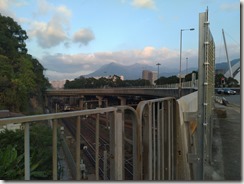 Fences over the railway near to the Chinese University of Hong Kong